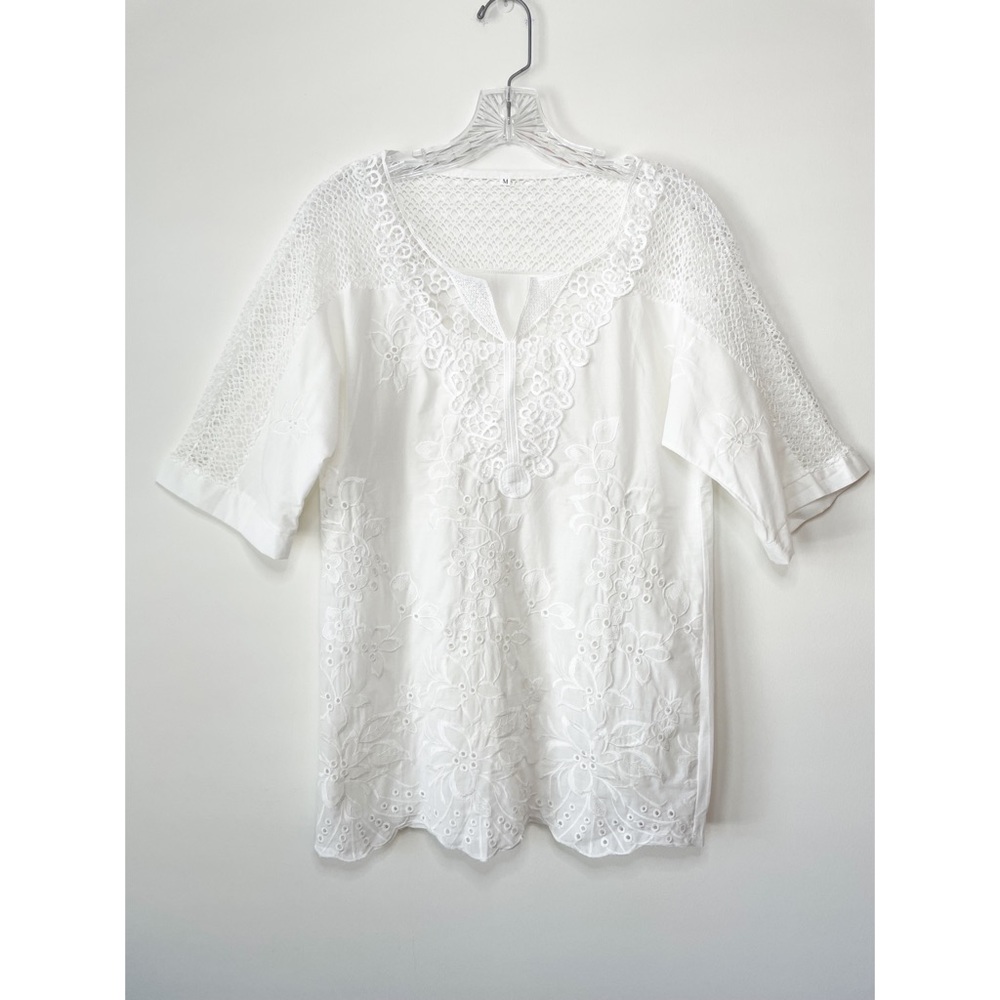💠Lace tunic top